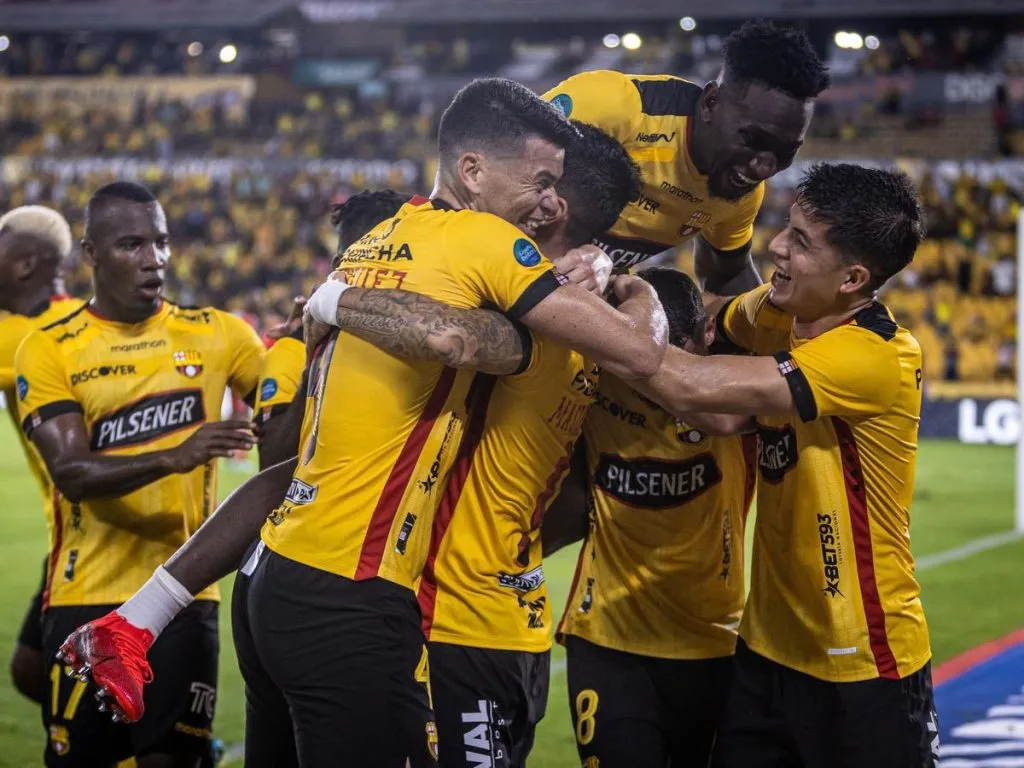 Barcelona SC en Copa Libertadores 2023. Foto: Getty.