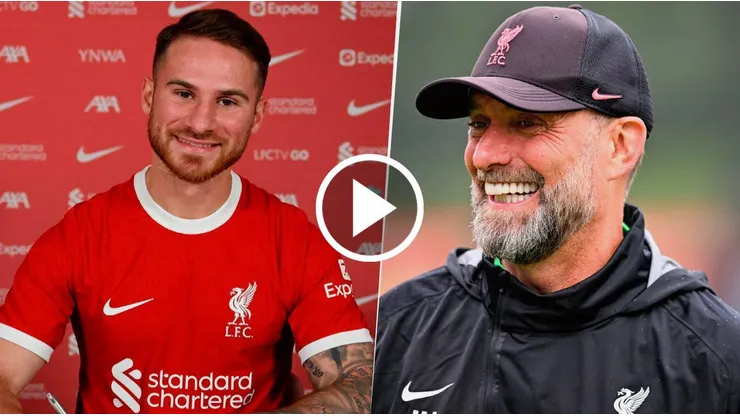 Alexis Mac Allister tuvo su primer encuentro con Jurgen Kloop en Liverpool en el inicio de la pretemporada. @LFC