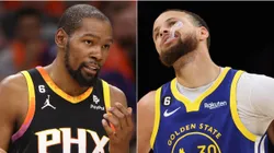 Kevin Durant y Stephen Curry.