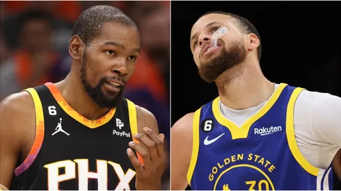 Kevin Durant y Stephen Curry.