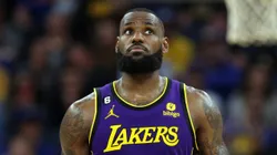 LeBron James con Lakers en la NBA.