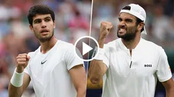 Alcaraz vs. Berrettini por octavos de Wimbledon 2023.