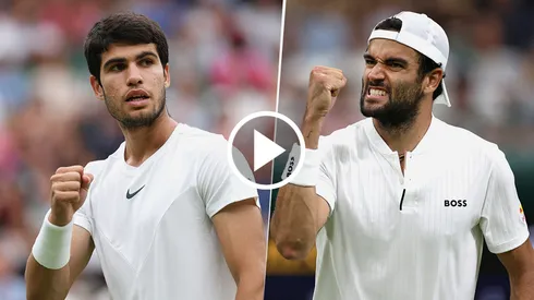 Alcaraz vs. Berrettini por octavos de Wimbledon 2023.