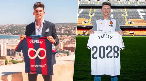 Pepelu pasó directamente del Levante Unión Deportiva al Valencia CF. @LevanteUD y @ValenciaCF