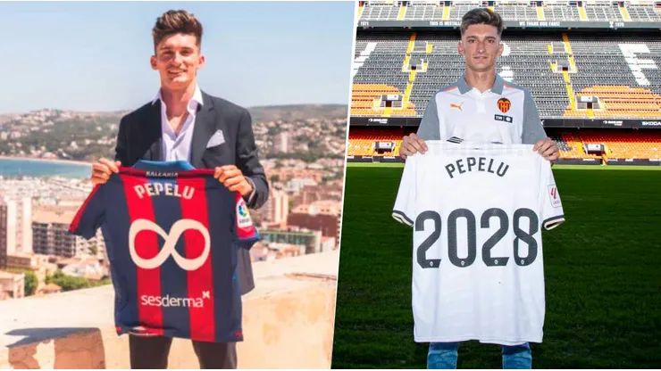 Pepelu pasó directamente del Levante Unión Deportiva al Valencia CF. @LevanteUD y @ValenciaCF