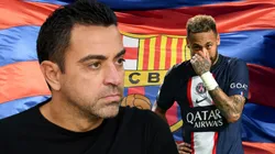 Neymar y Xavi Hernández.