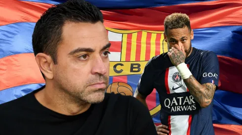 Neymar y Xavi Hernández.