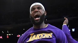 LeBron James con Los Angeles Lakers en la NBA.