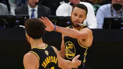 Klay Thompson y Stephen Curry.