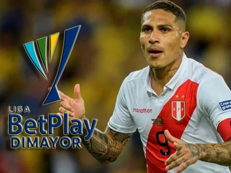 Paolo Guerrero en carpeta de dos gigantes colombianos