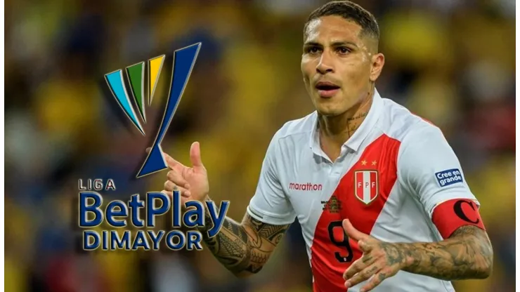 Paolo Guerrero en carpeta de dos gigantes colombianos