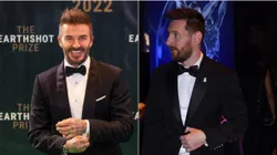 David Beckham y Lionel Messi.
