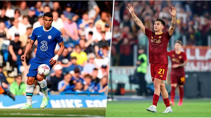 Thiago Silva reconoció que habló con Paulo Dybala y que le gustaría tenerlo de compañero en el Chelsea. Getty Images.