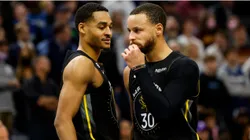 Stephen Curry y Jordan Poole
