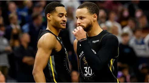 Stephen Curry y Jordan Poole