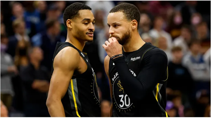 Stephen Curry y Jordan Poole