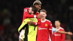 El portero español recibió un particular mensaje de Rashford y que se viralizó rápidamente.