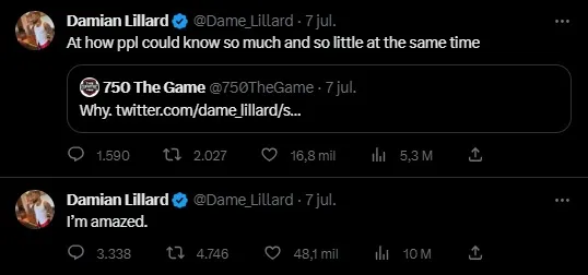 Fuente: @Dame_Lillard
