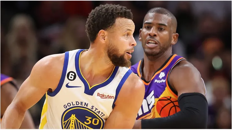 Stephen Curry y Chris Paul