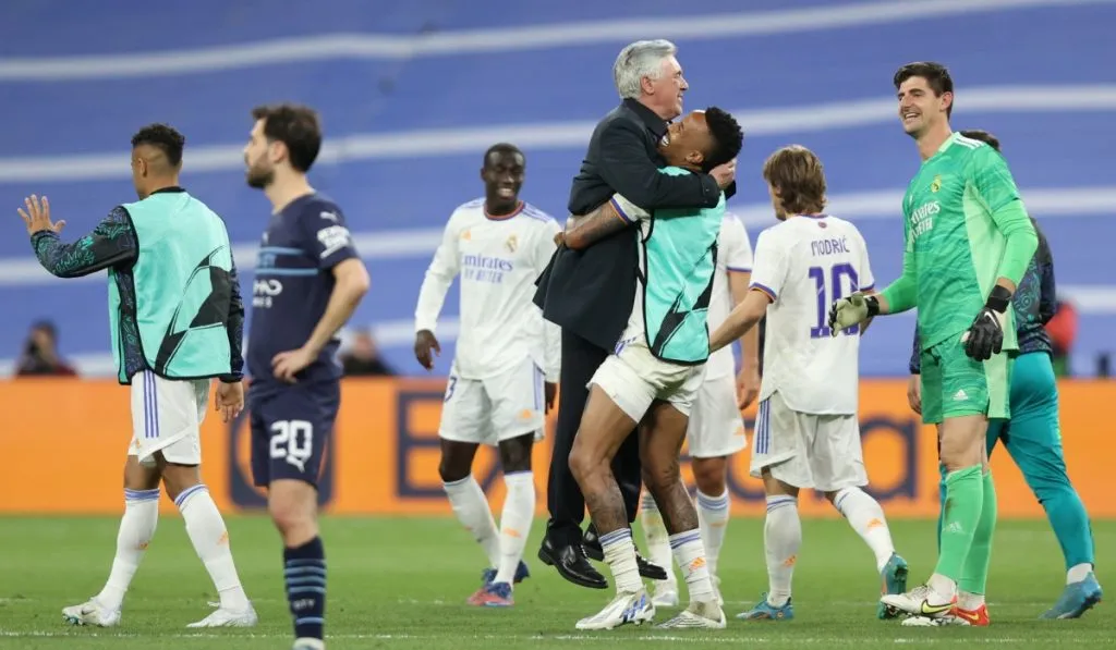 Carlo Ancelotti y Eder Militao: Getty Images