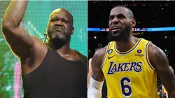 Shaquille O'Neal y LeBron James.
