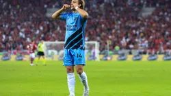 El delantero de 24 años anotó su primer gol en la Copa de Brasil