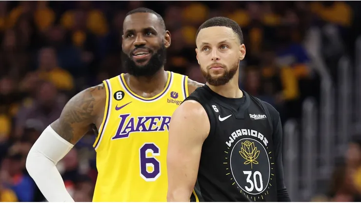 LeBron James y Stephen Curry.