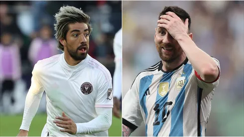 Rodolfo Pizarro y Lionel Messi.