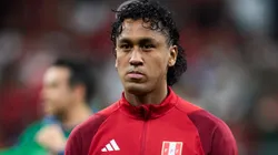 MADRID, SPAIN - MARCH 28: Renato Tapia of Peru looks on prior to the international friendly game between Morocco and Peru at Civitas Metropolitan Stadium on March 28, 2023 in Madrid, Spain. (Photo by Alex Caparros/Getty Images)
