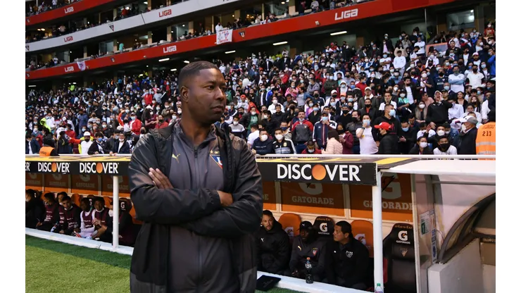 Edison Méndez, DT interino de Liga de Quito 2022. Foto: Getty.