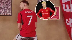 Alejandro Garnacho solo le dio like a la publicación que anunciaba que el Manchester United le otorgó la 7 a Mason Mount. @ManUtd_Es