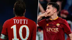 La Roma busca mantener a Paulo Dybala ofreciéndole la 10 que utilizó Francesco Totti. Getty Images.