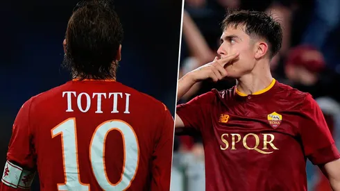 La Roma busca mantener a Paulo Dybala ofreciéndole la 10 que utilizó Francesco Totti. Getty Images.