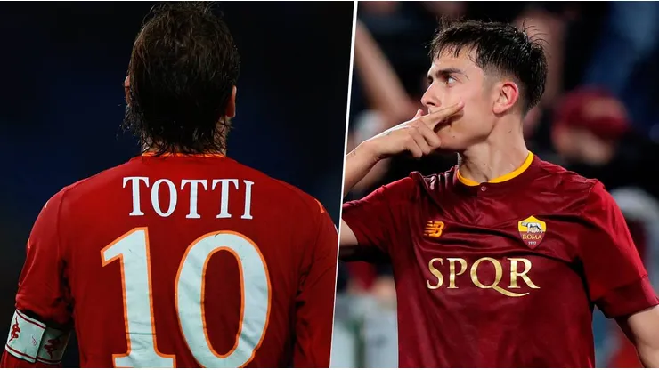 La Roma busca mantener a Paulo Dybala ofreciéndole la 10 que utilizó Francesco Totti. Getty Images.