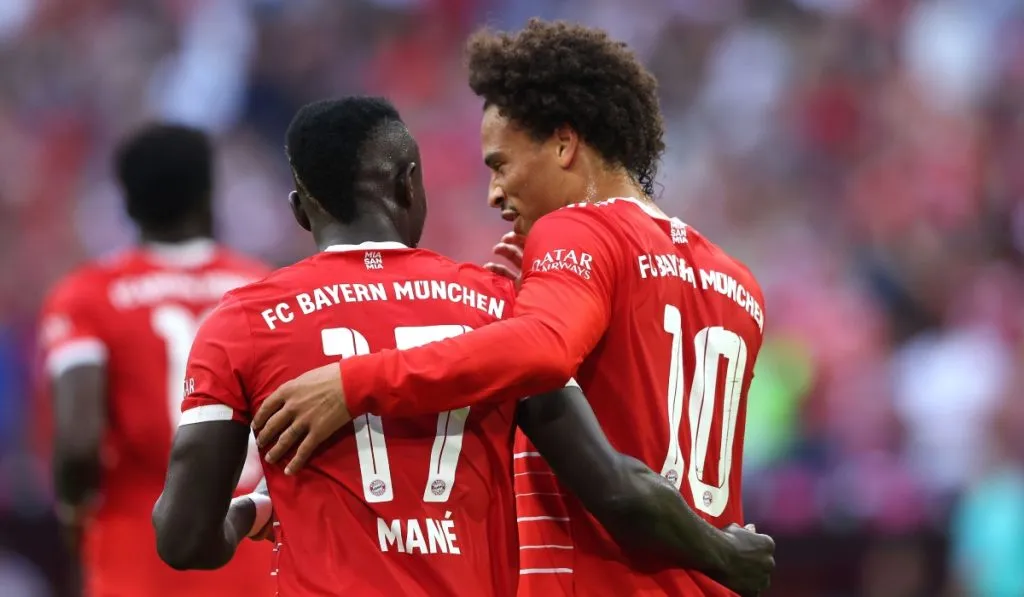 Sadio Mané y Leroy Sané: Getty