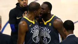 Kevin Durant y Draymond Green.