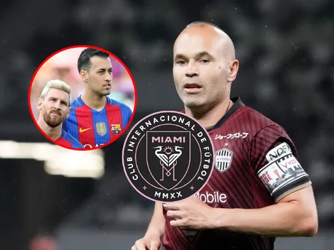 Oferta de Inter Miami a Iniesta para jugar con Messi y Busquets