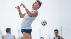 Christian Cueva se presentó en los entrenamientos sin problemas