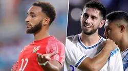 Guadalupe juega contra Guatemala en la Copa Oro 2023.