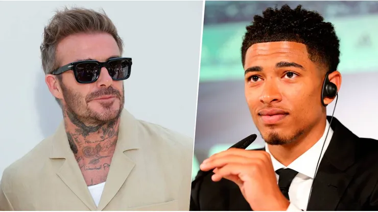 David Beckham le envió un mensaje a Jude Bellingham al concretarse su traspaso al Real Madrid. Getty Images