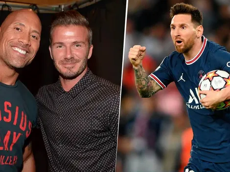 La Roca emocionado con el arribo de Lionel Messi al Inter Miami