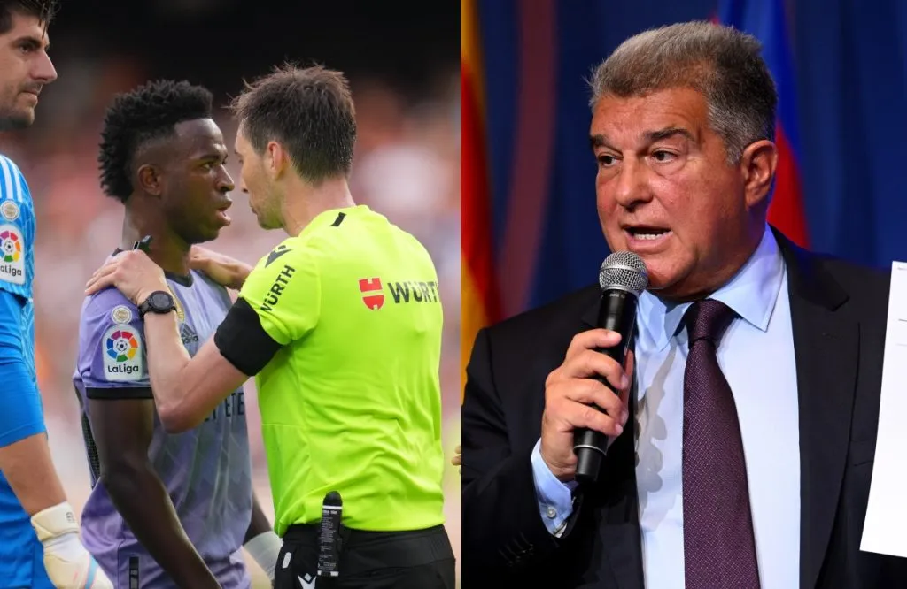 Vinicius y Joan Laporta: Getty Images