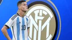 Valentín Carboni podría salir a préstamo del Inter de Milán en este mercado de pases. Getty Images.