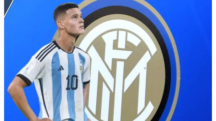 Valentín Carboni podría salir a préstamo del Inter de Milán en este mercado de pases. Getty Images.