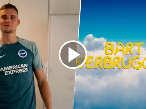 Brighton anunció a Bart Verbruggen con la presentación de The Simpsons