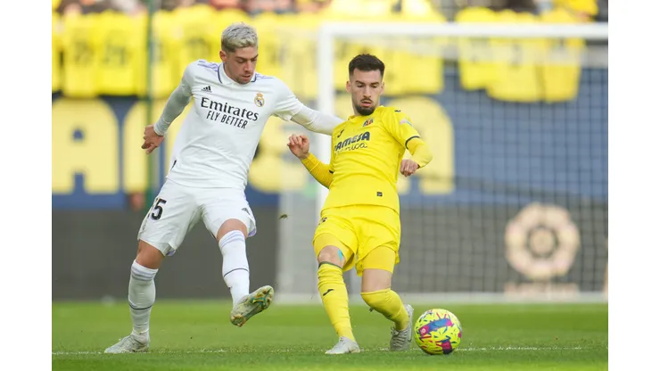 Federico Valverde fue sobreseído por el Comité de Competencia en la acusación de Alex Baena. Getty Images.