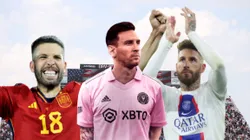 Sergio Ramos y Jordi Alba se sumarían al Inter Miami de Lionel Messi. Getty Images.