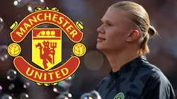 Erling Haaland y Manchester United.