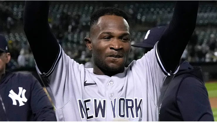 Domingo German con New York Yankees en la MLB 2023.