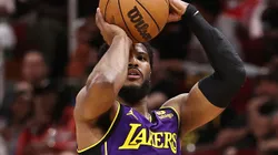 Malik Beasley con Los Angeles Lakers en la NBA.